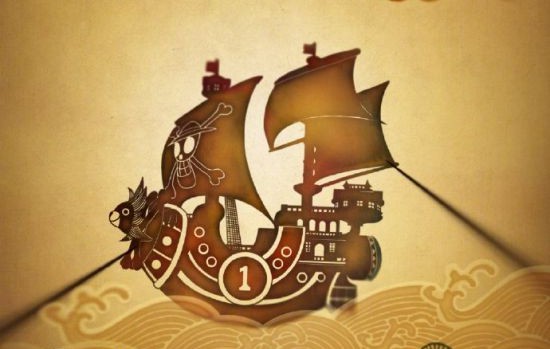 中国风海报 皮影、水墨风超美——《航海王：狂热行动》